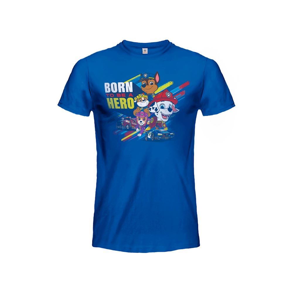 T-Shirt Paw Patrol Born to be a Hero originale ufficiale