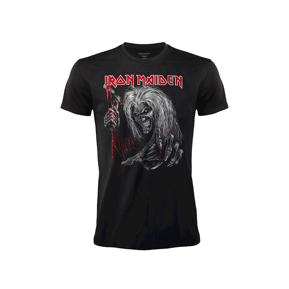 T Shirt Music Iron Maiden Killers originale ufficiale maglia maglietta Iron Maiden Il miglior negozio di t shirt a San Marino shop online