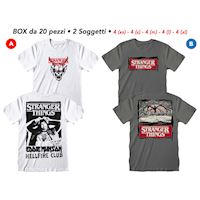 T-Shirt Stranger Things - 2 soggetti - BOX 20 pz - ST_BOX20 ...