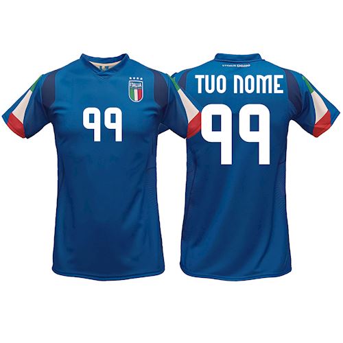 Pigiama Ufficiale Italia FIGC Bambino - 100% Cotone, Taglie 3-8 Anni, Grigio - Foto 6