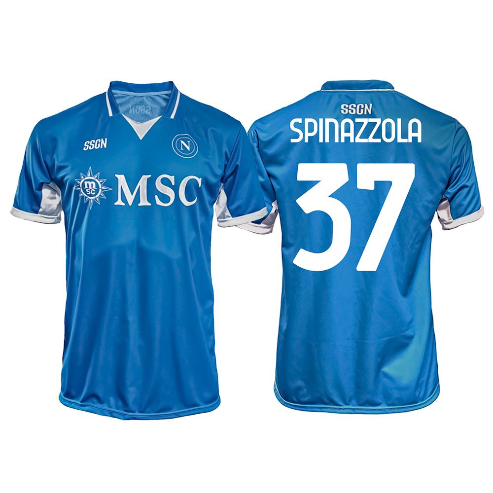 Maglia Neres Napoli Home 2024 2025 Azzurri ufficiale adulto ragazzo bambino Napoli SSC Il miglior negozio di t shirt a San Marino shop online
