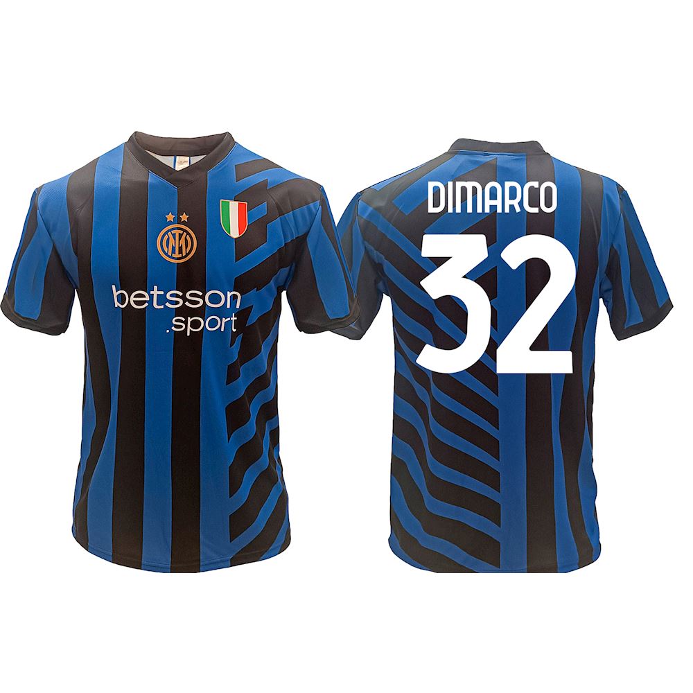 Maglia Dimarco Inter Home 2024 2025 Nerazzurra ufficiale Federico 32 Due Stelle 2 XXL adulto product Il miglior negozio di t shirt a San Marino shop online