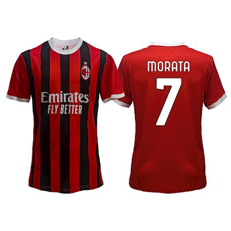 Maglia Morata Milan Home 2024 2025 rossonera AC ufficiale adulto