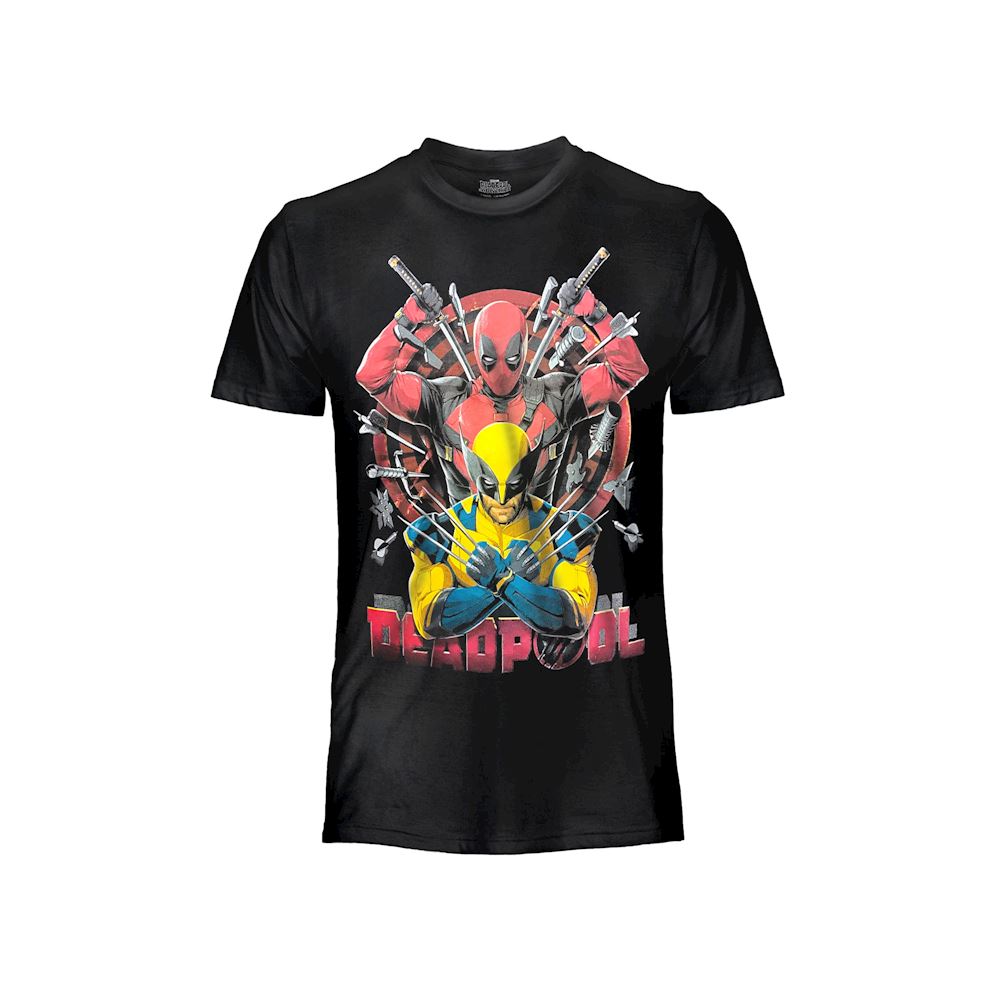 T shirt DeadPool Wolverine Marvel oriignale ufficiale maglia maglietta Marvel Il miglior negozio di t shirt a San Marino shop online