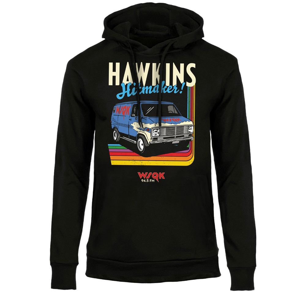 Felpa Stranger Things - WSQK Van - ST8F.NR XXL product - Il