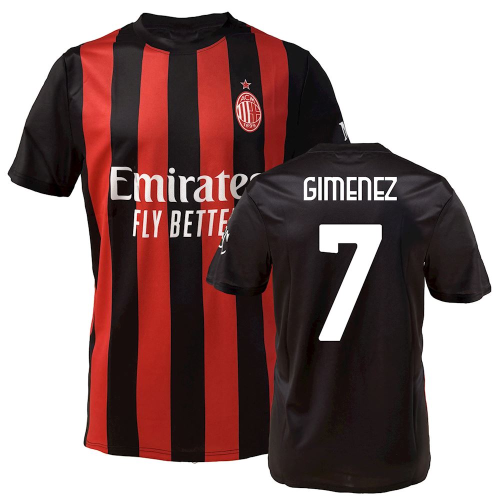 Maglia Milan 2025 Divisa Milan Bambino Maglia Gimenez Milan Home 2026 Ac  Milan 2025 Ufficiale Adulto, image size:1000x1000